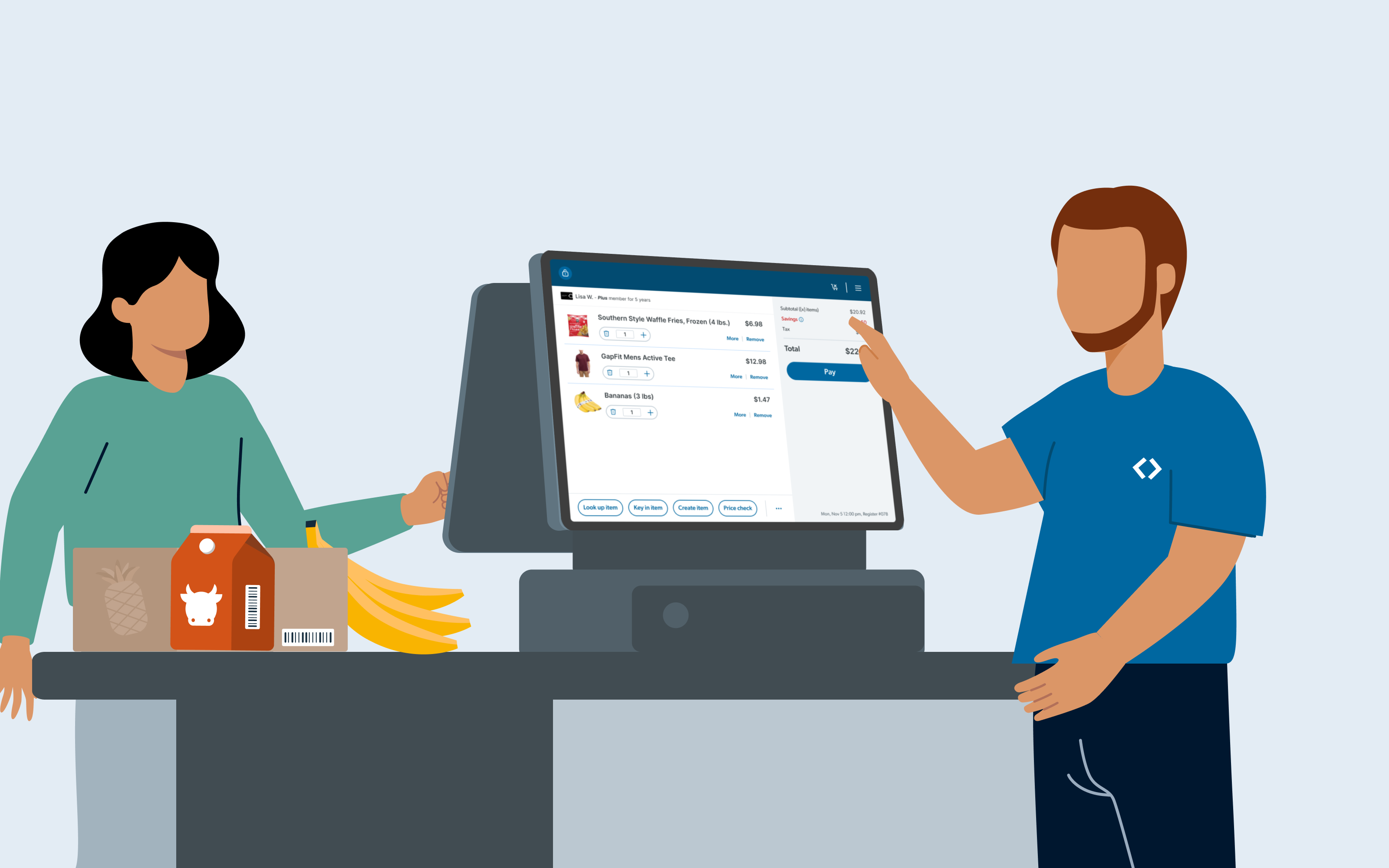 Staffed Registers — Sam's Club (Walmart)